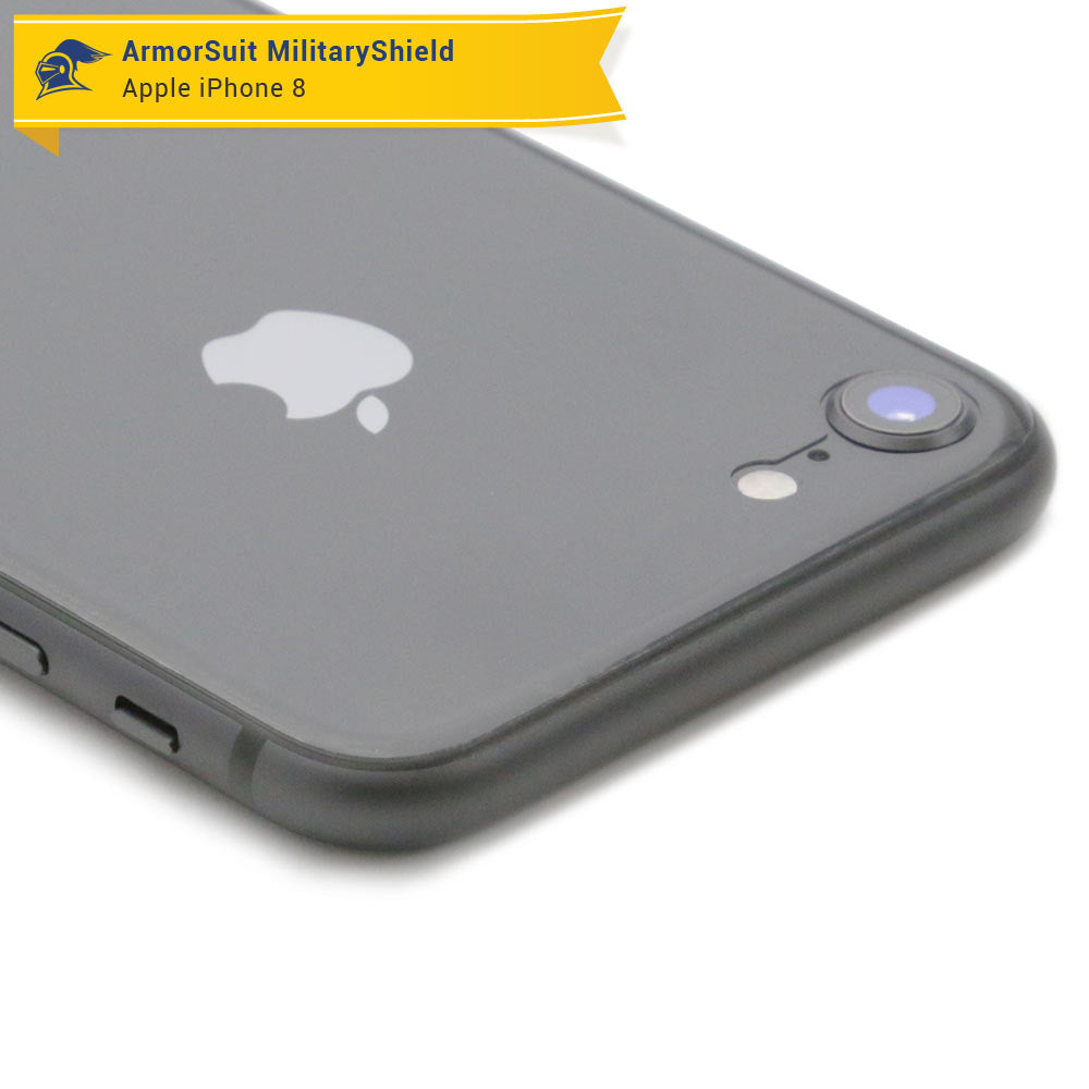 Apple iPhone 8 Plus Screen Protector (Matte Case-Friendly + Back Protector)