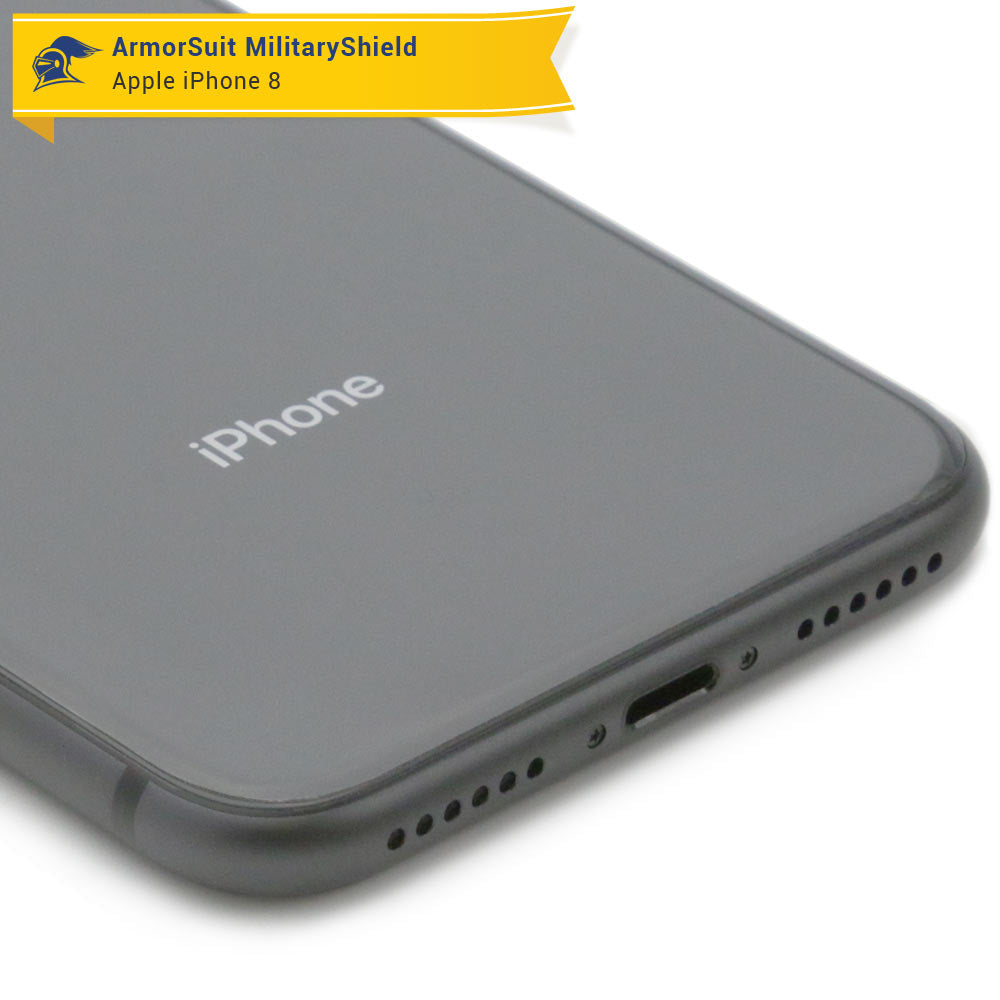 Apple iPhone 8 Plus Screen Protector (Matte Case-Friendly + Back Protector)