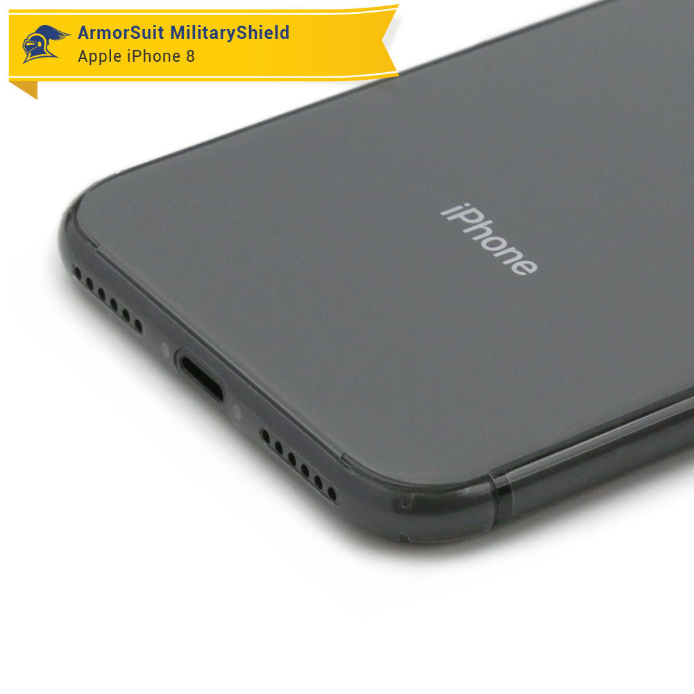Apple iPhone 8 Plus Screen Protector (Matte Case-Friendly + Back Protector)