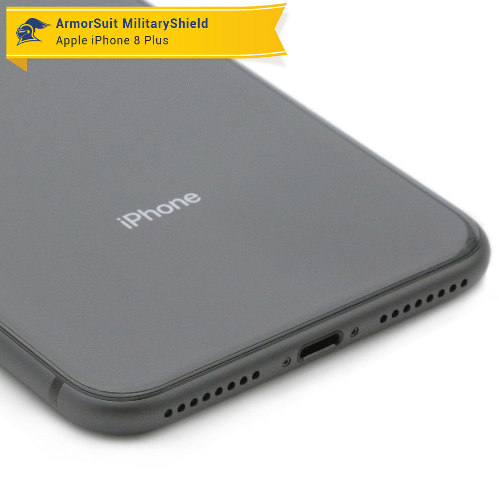 Apple iPhone 8 Plus Screen Protector (Case-Friendly + Back Protector)