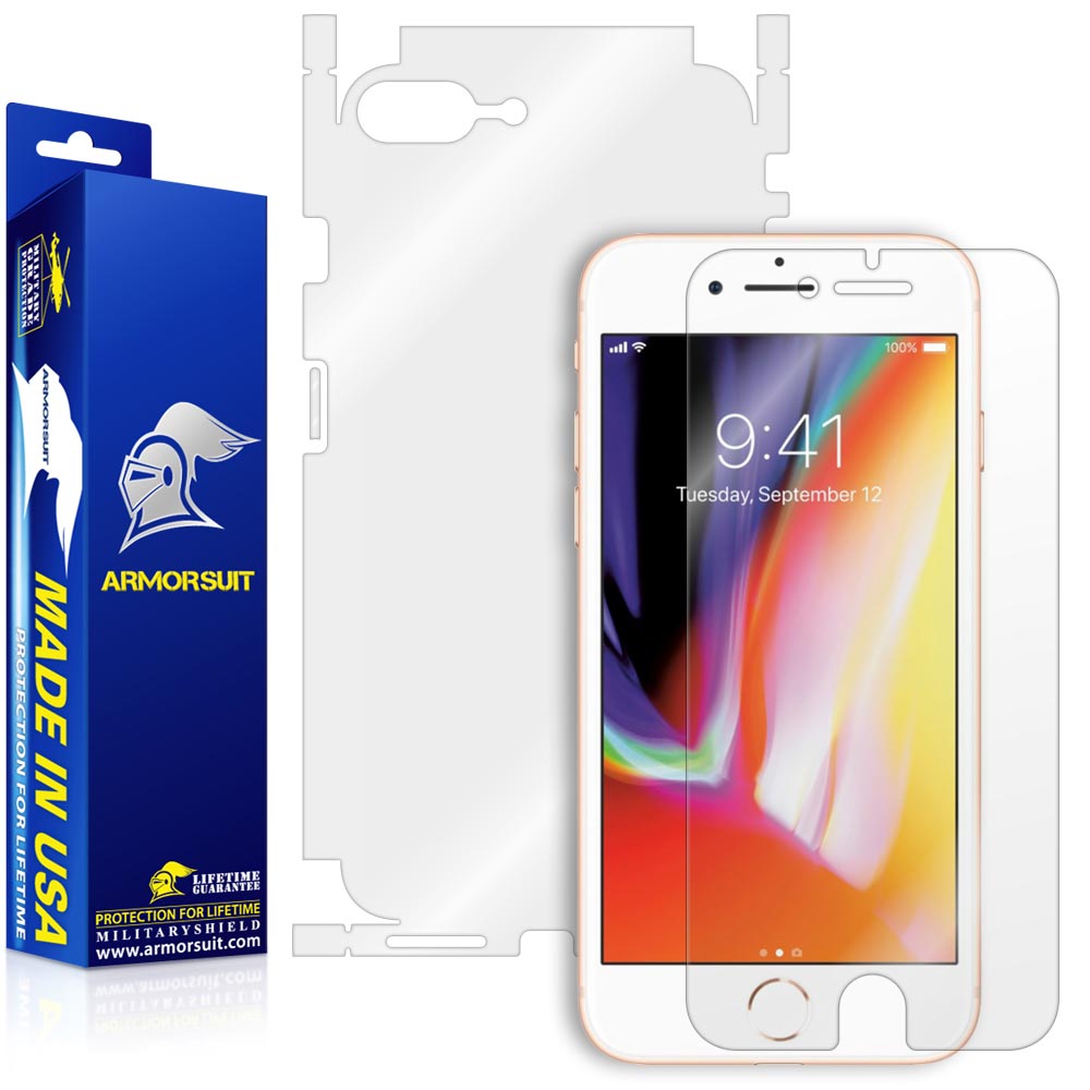 Apple iPhone 8 Plus Screen Protector + Full Body Skin