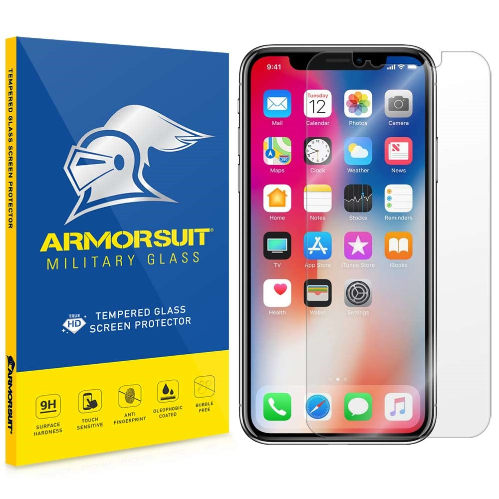 Apple iPhone X Tempered Military Glass Screen Protector