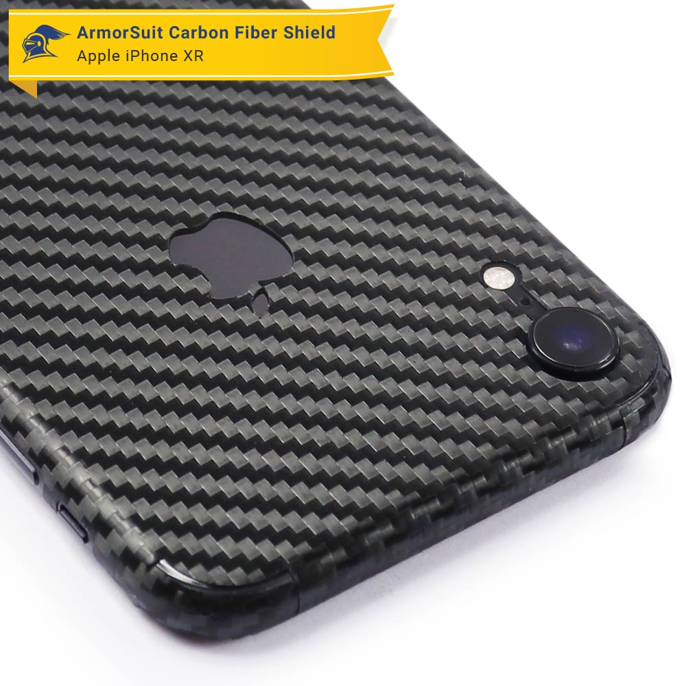 Apple iPhone XR Screen Protector + Carbon Fiber Skin