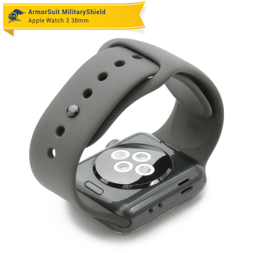 Apple Watch 38mm (Series 3) Screen Protector + Clear Full Body Skin Protector