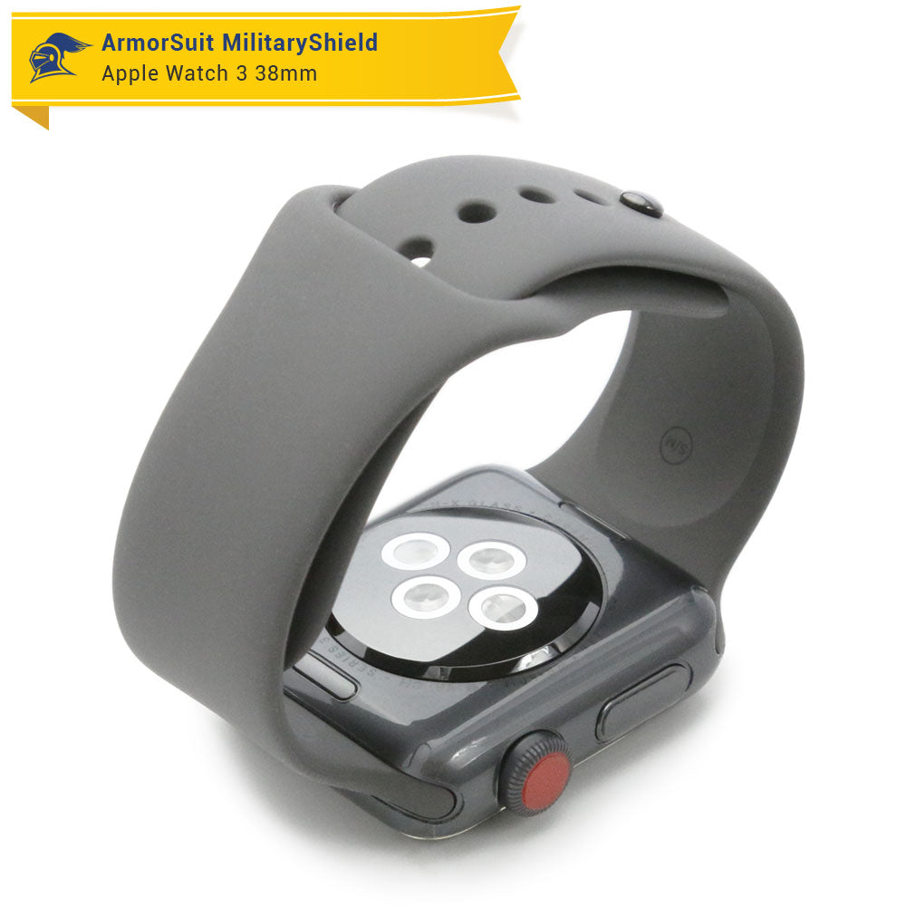 Apple Watch 38mm (Series 3) Screen Protector + Clear Full Body Skin Protector