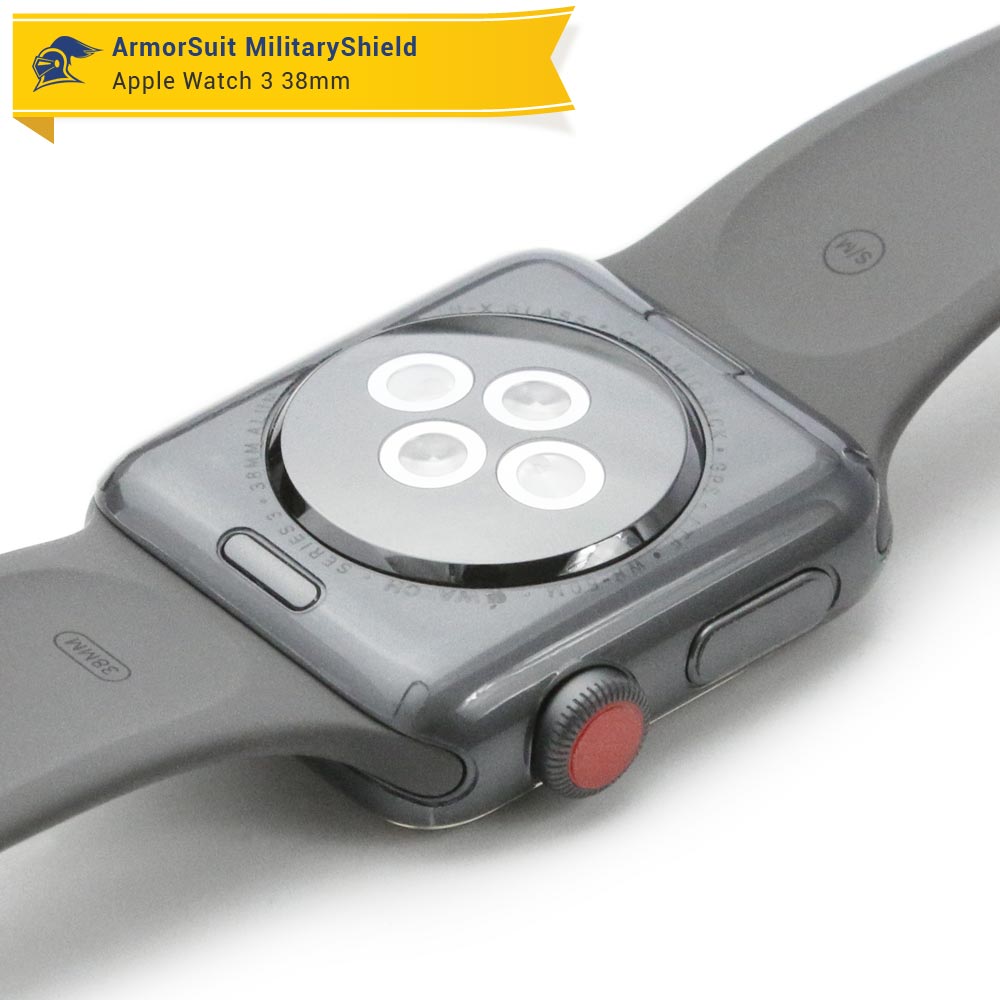 Apple Watch 38mm (Series 3) Screen Protector + Clear Full Body Skin Protector