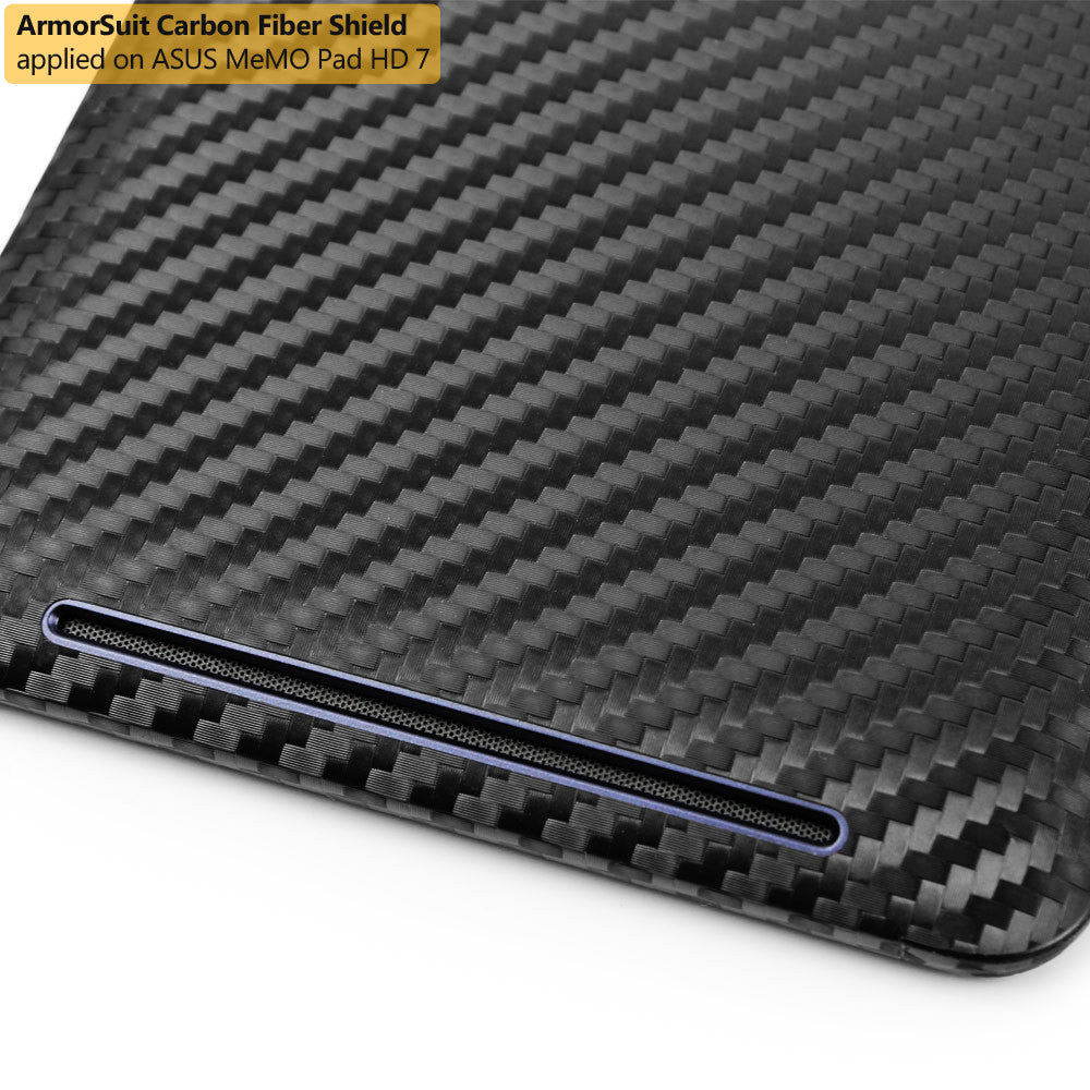 ASUS MeMO Pad HD 7 ME173X Screen Protector + Black Carbon Fiber Film Protector