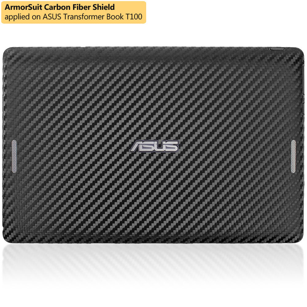 Asus Transformer Book T100 Screen Protector + Black Carbon Fiber Film Protector