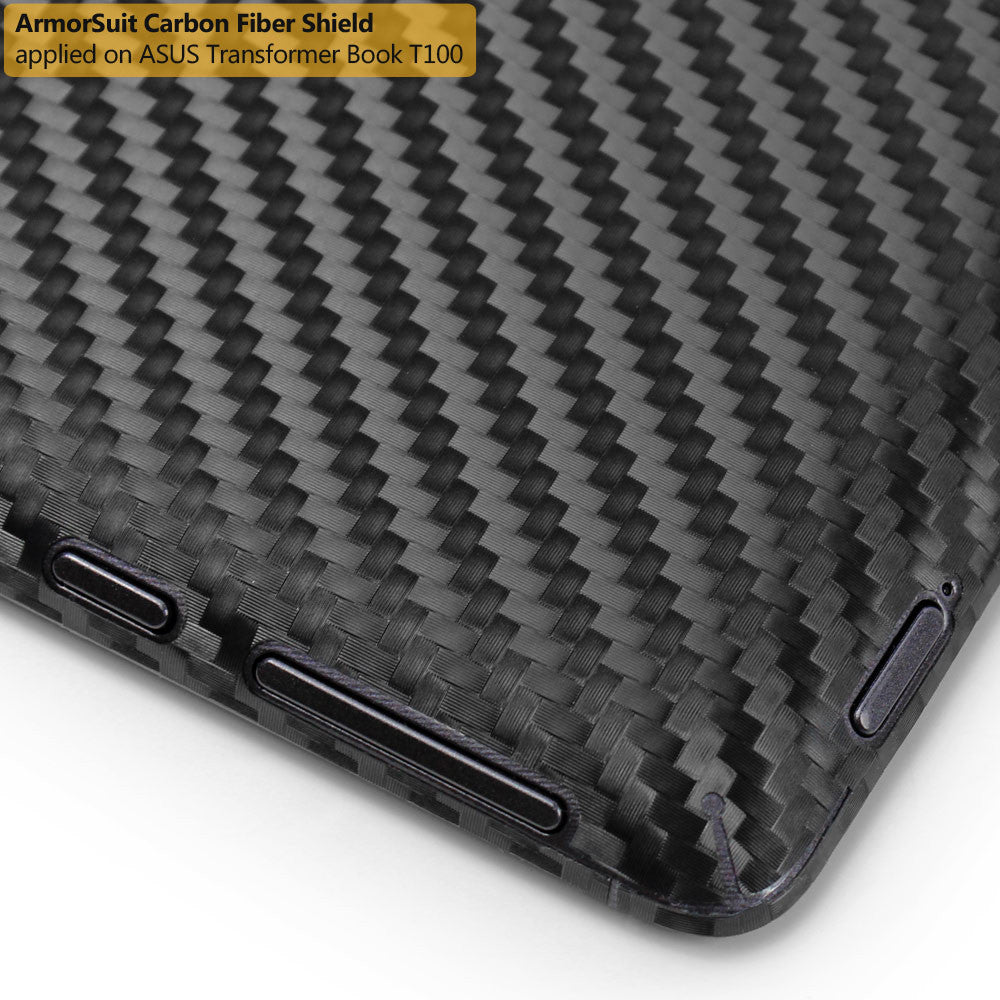 Asus Transformer Book T100 Screen Protector + Black Carbon Fiber Film Protector