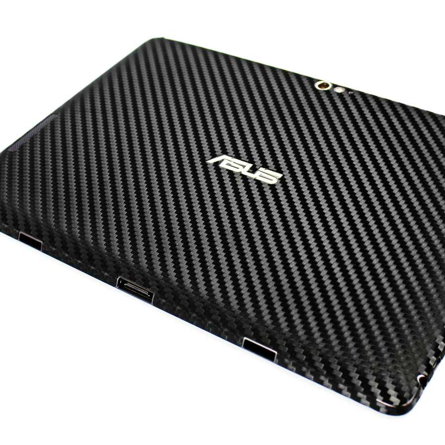ASUS Transformer Pad Infinity 700 Screen Protector + Black Carbon Fiber Skin Protector