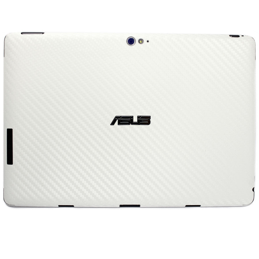 ASUS Transformer Pad Infinity 700 Screen Protector + White Carbon Fiber Skin Protector