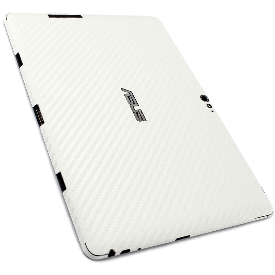 ASUS Transformer Pad Infinity 700 Screen Protector + White Carbon Fiber Skin Protector