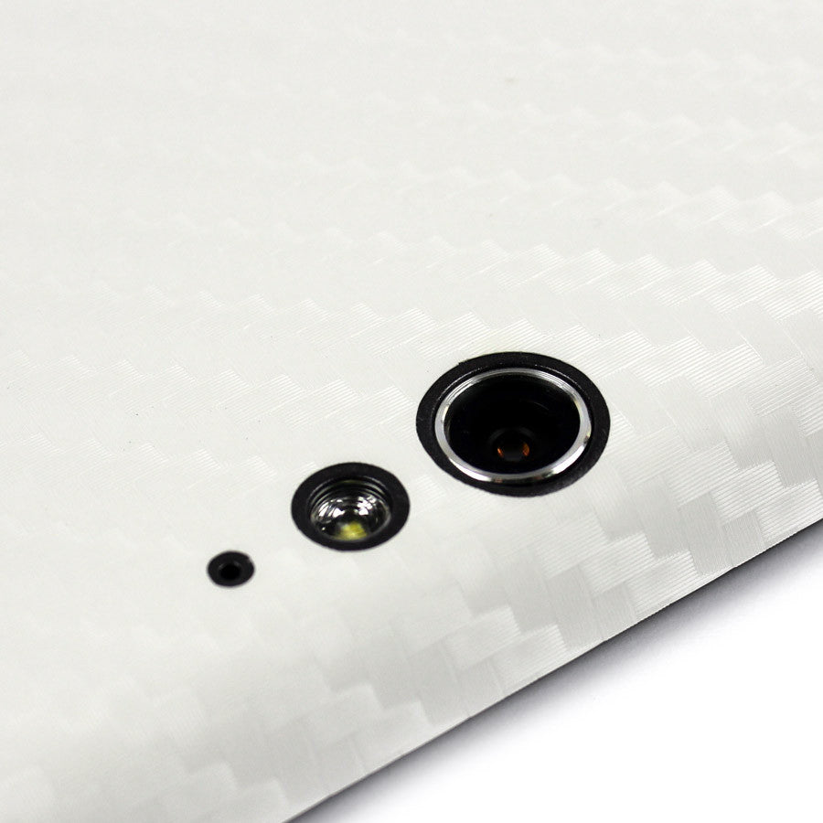 ASUS Transformer Pad Infinity 700 Screen Protector + White Carbon Fiber Skin Protector