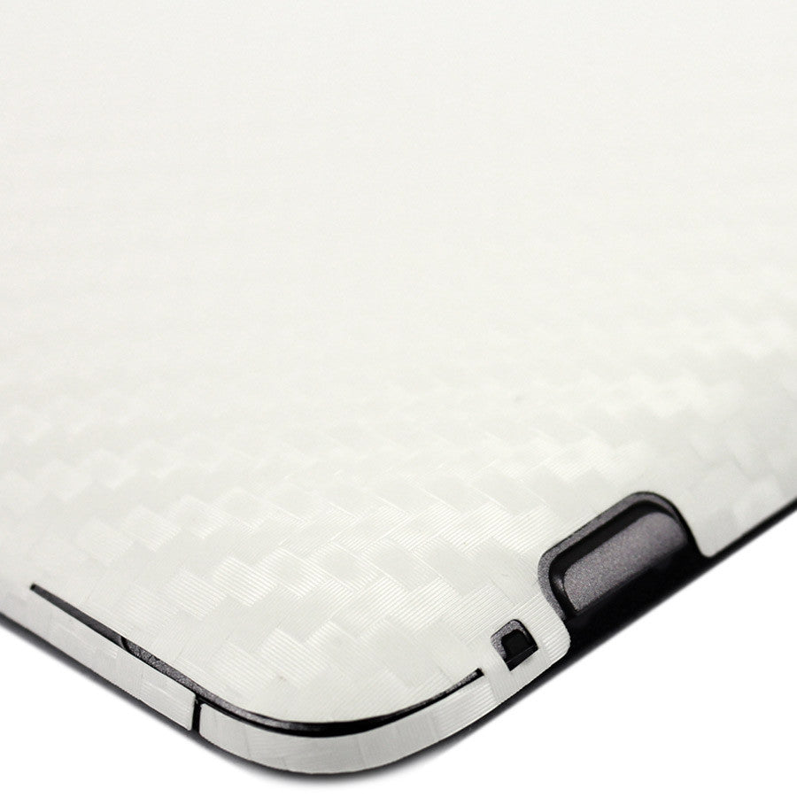 ASUS Transformer Pad Infinity 700 Screen Protector + White Carbon Fiber Skin Protector