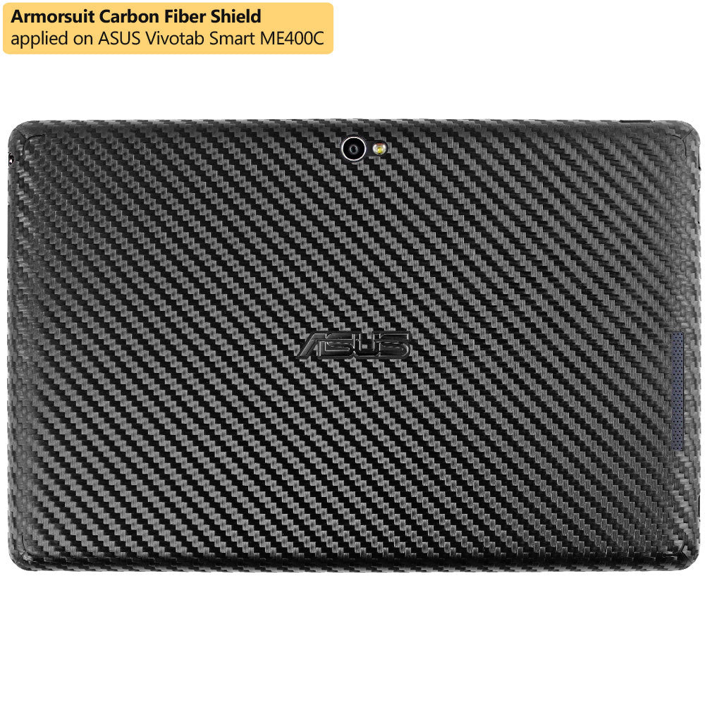 ASUS VivoTab Smart ME400C Screen Protector + Black Carbon Fiber