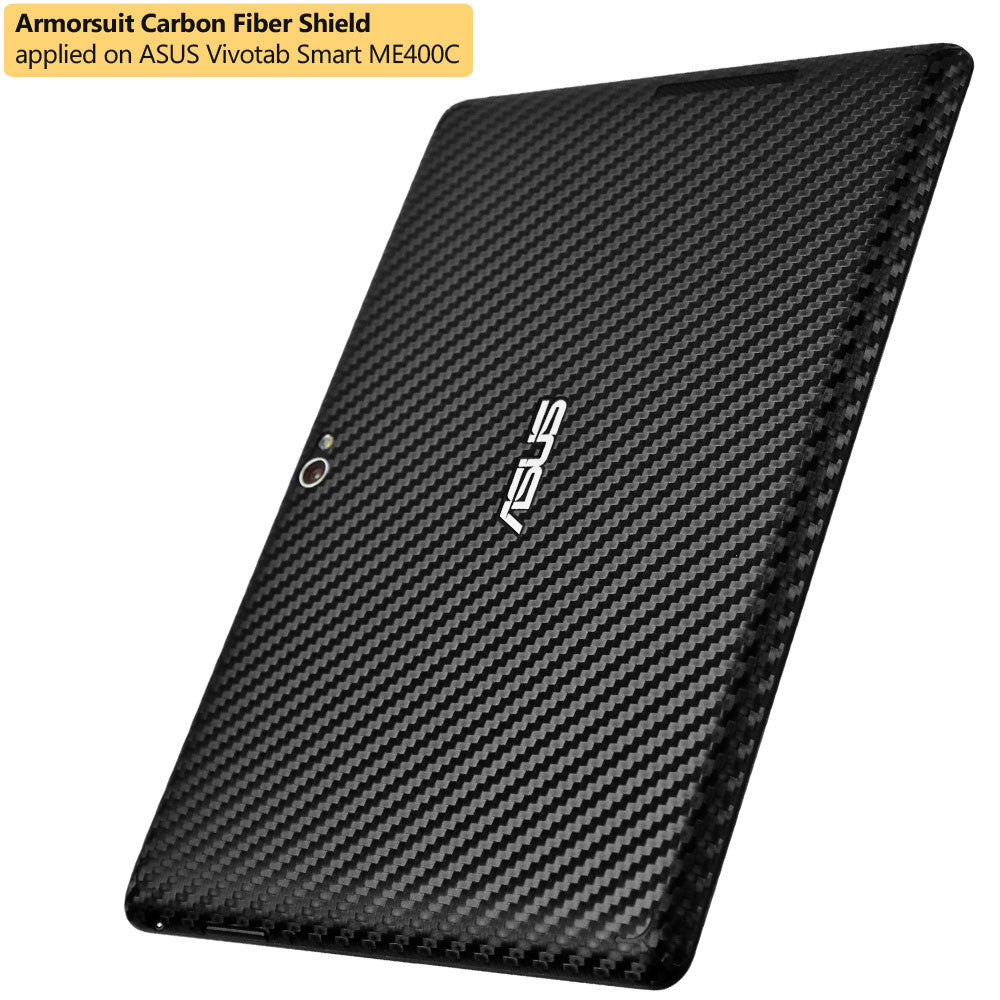 ASUS VivoTab Smart ME400C Screen Protector + Black Carbon Fiber