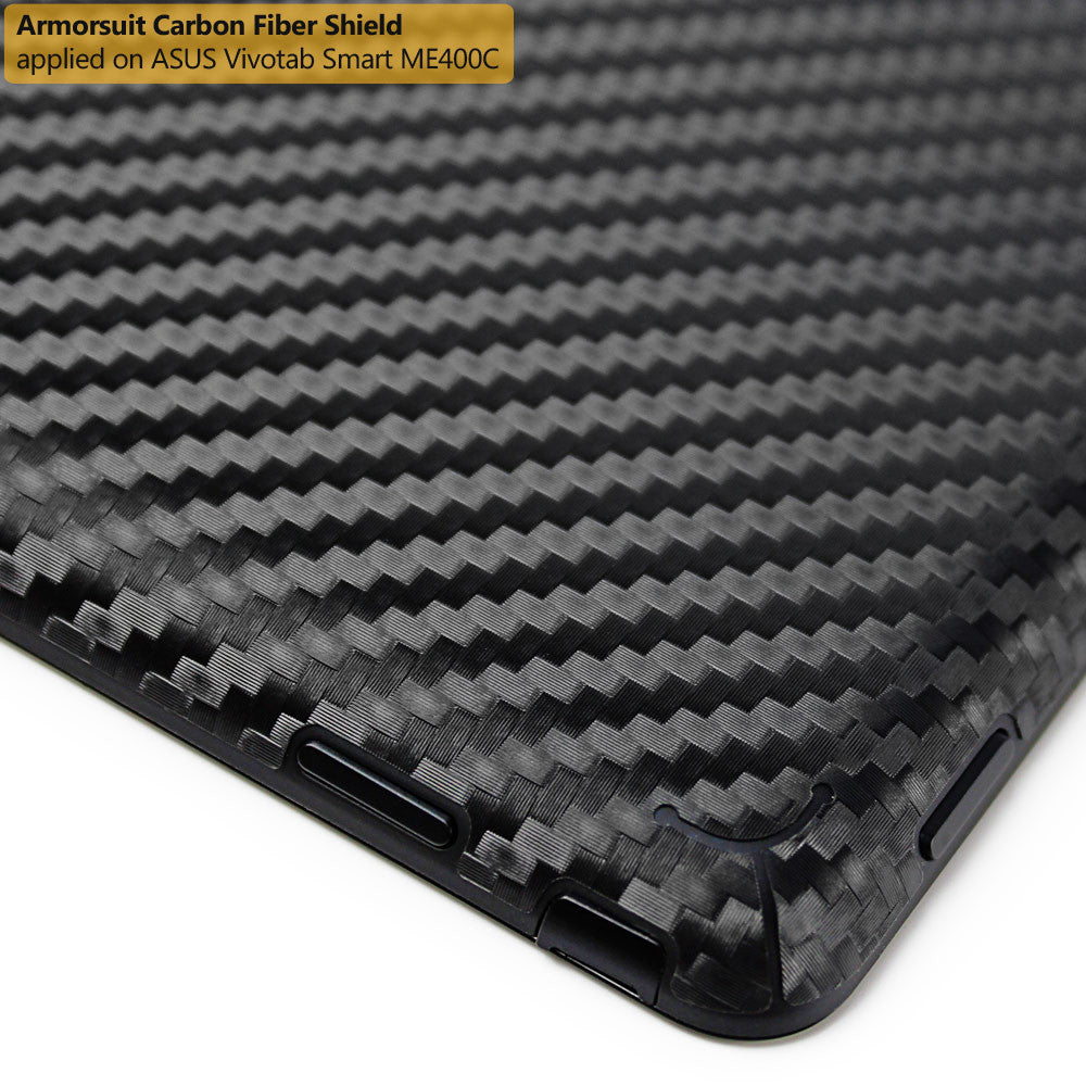 ASUS VivoTab Smart ME400C Screen Protector + Black Carbon Fiber