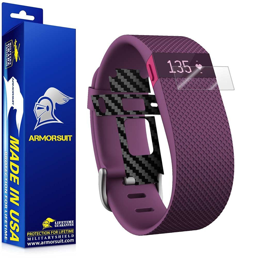 Screen Protector Fitbit Charge Hr Black Rubber Protective Case For