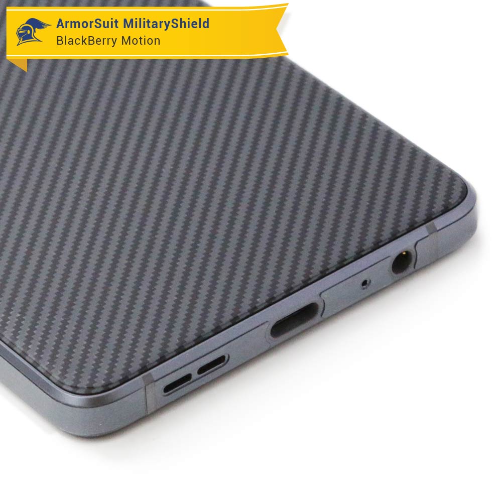 Blackberry Motion Screen Protector + Clear Full Body Back Protector