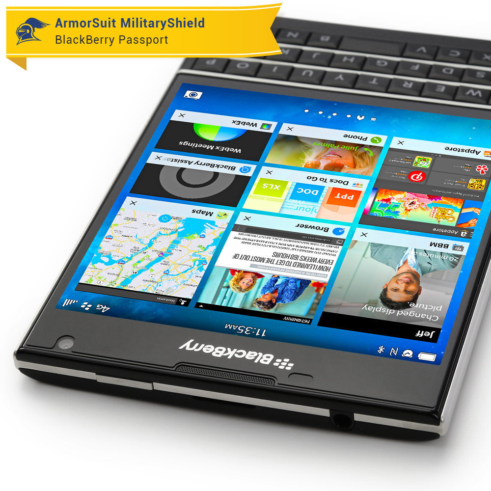 BlackBerry Passport Screen Protector + Full Body Skin Protector