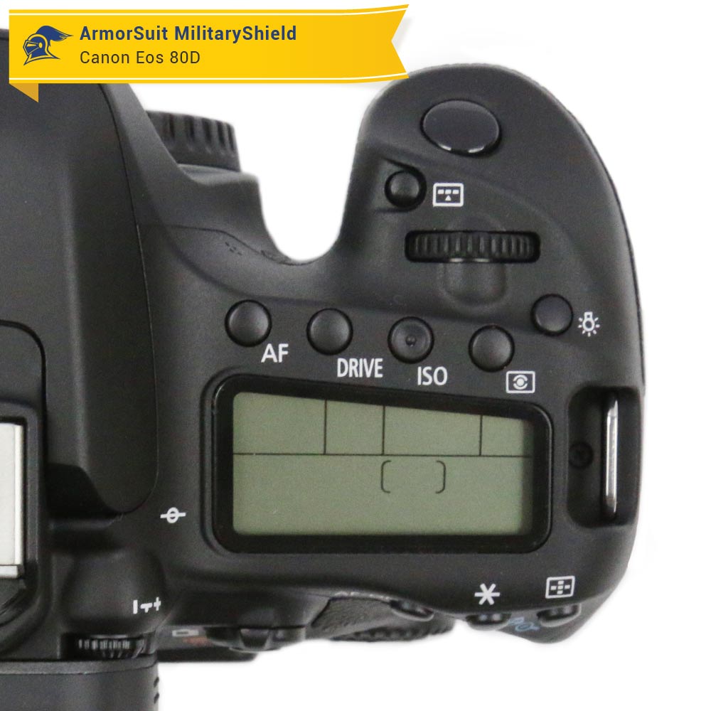 Canon EOS 80D / 70D Camera Screen Protector (Top LCD Protector Included)