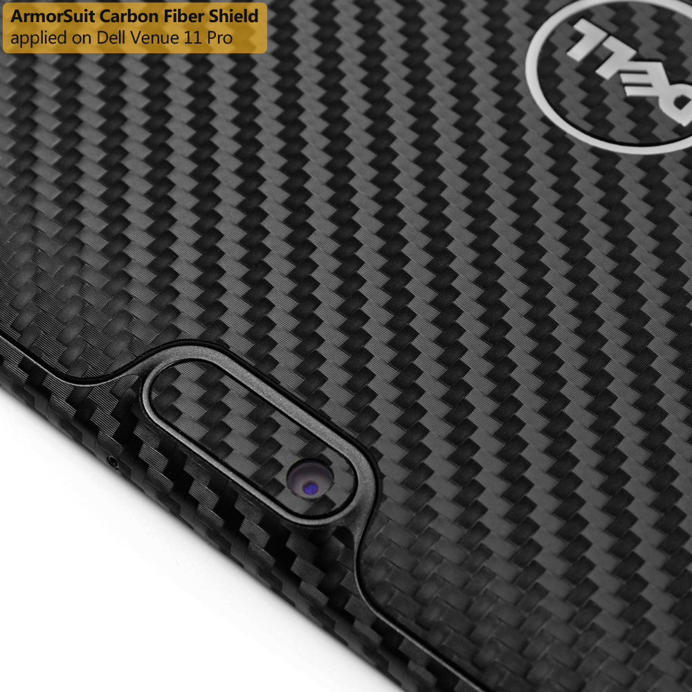 Dell Venue 11 Pro 5130 Screen Protector + Black Carbon Fiber Film Protector