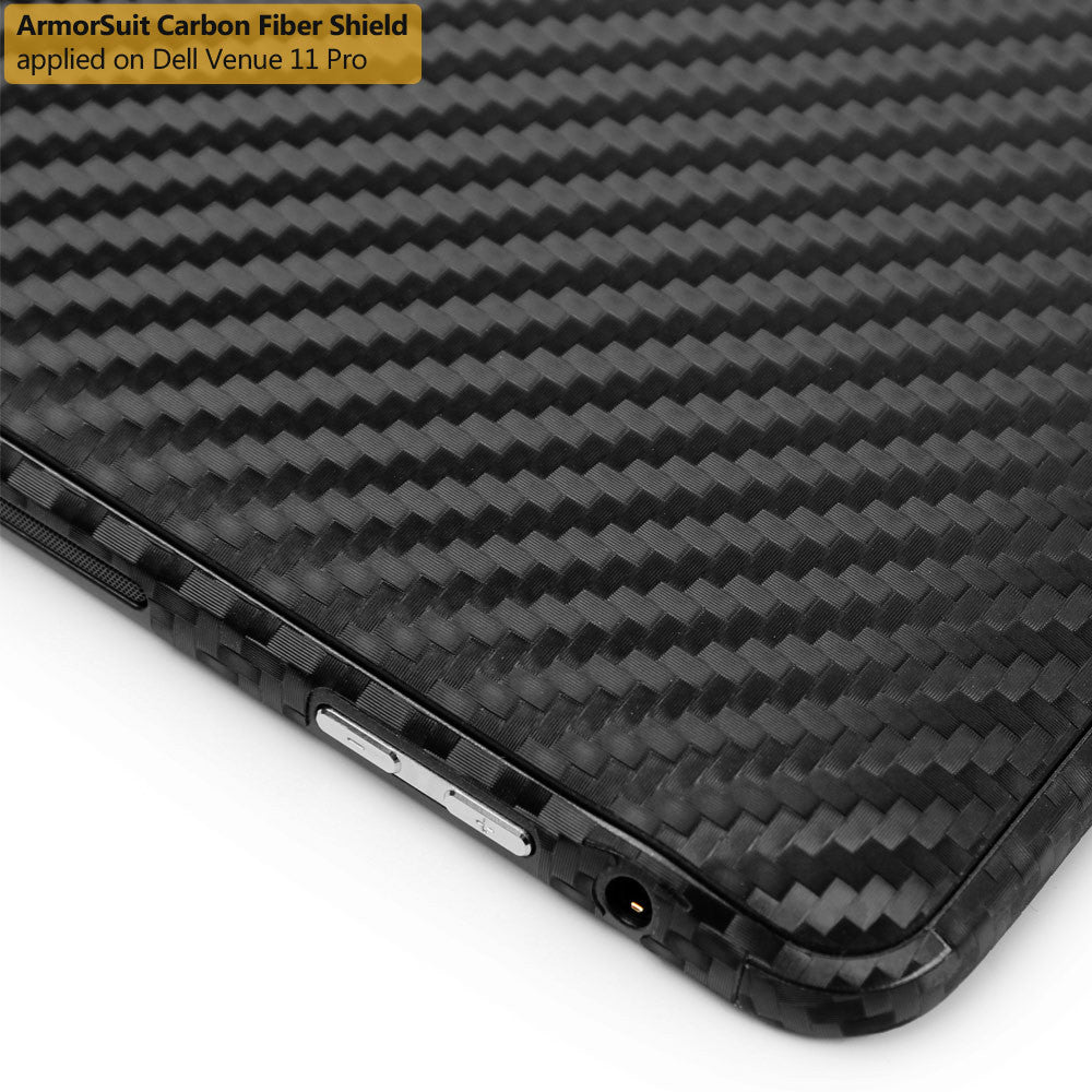 Dell Venue 11 Pro 5130 Screen Protector + Black Carbon Fiber Film Protector