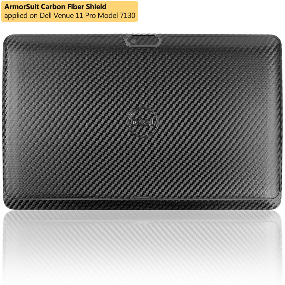 Dell Venue 11 Pro 7130/7139/8286 Screen Protector + Black Carbon Fiber Film Protector