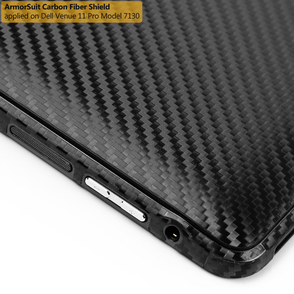 Dell Venue 11 Pro 7130/7139/8286 Screen Protector + Black Carbon Fiber Film Protector