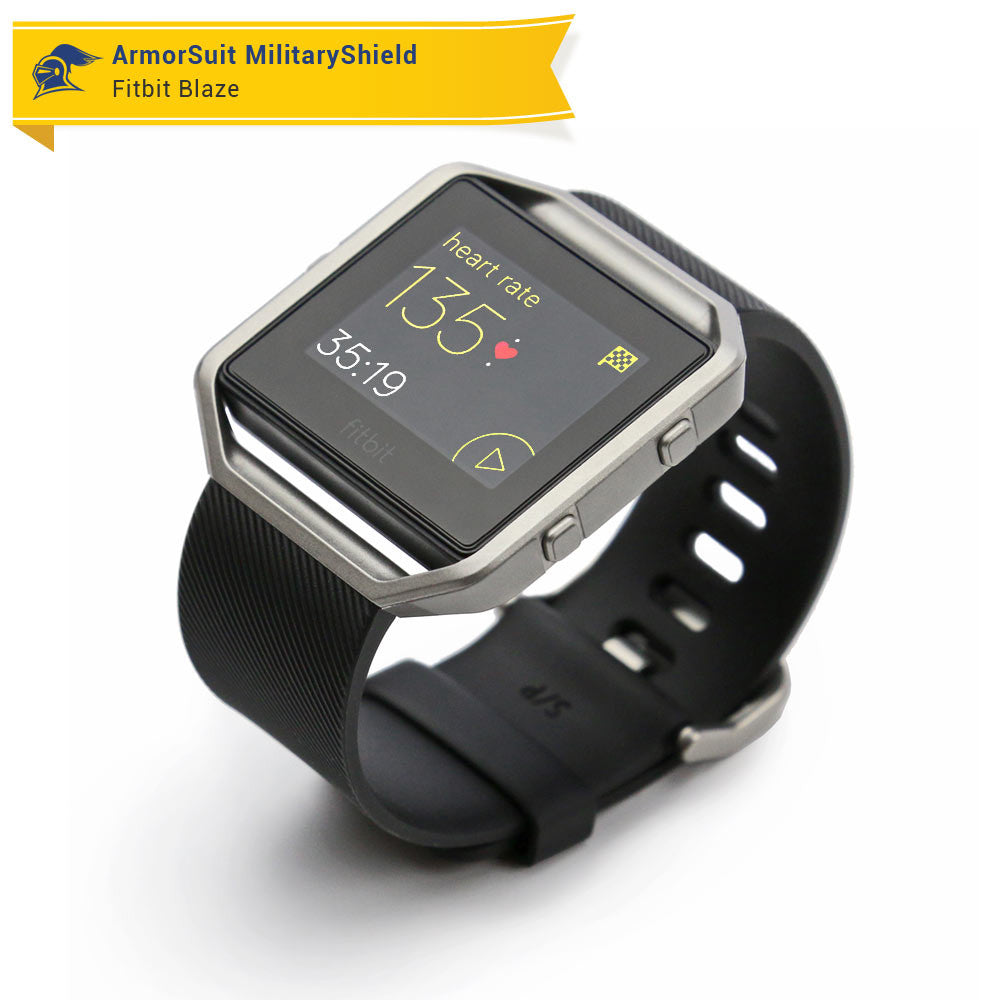 Fitbit Blaze Screen Protector + Full Body Skin (Front & Back)