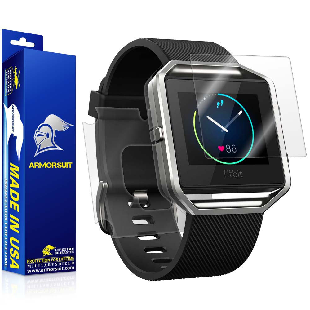 Fitbit Blaze Screen Protector + Full Body Skin (Front & Back)