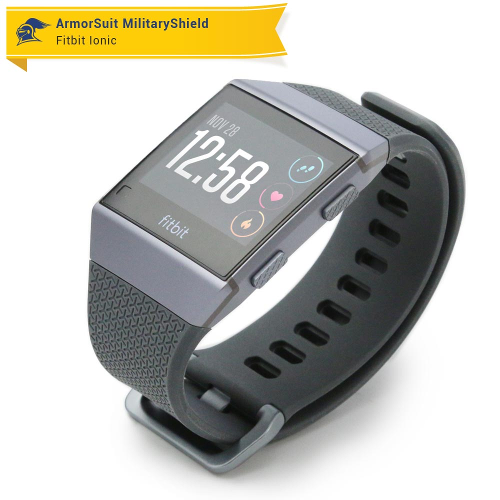 Fitbit Ionic Screen Protector + Full Body Skin (Front & Back)