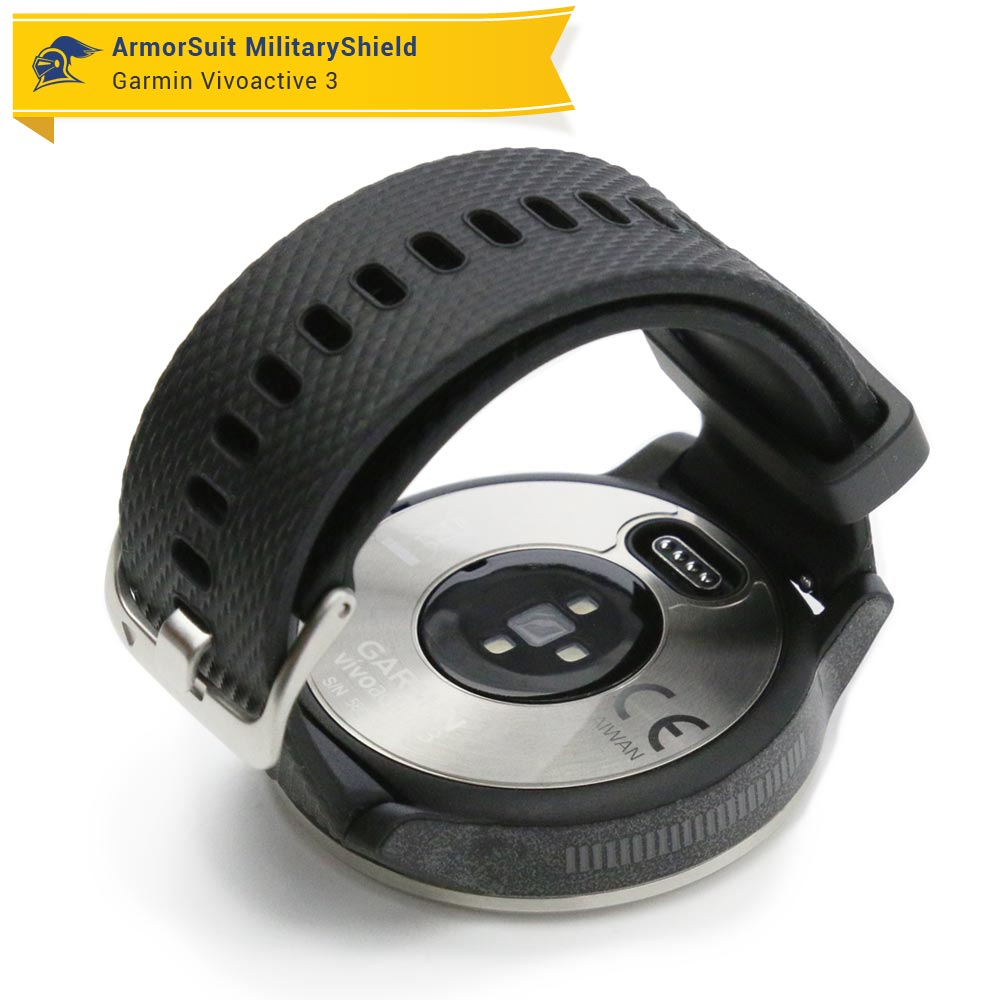 Garmin Vivoactive 3 Screen Protector + Full Body Skin (Front & Back)