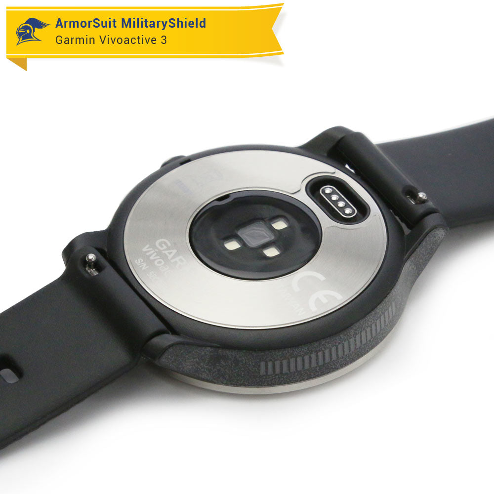 Garmin Vivoactive 3 Screen Protector + Full Body Skin (Front & Back)