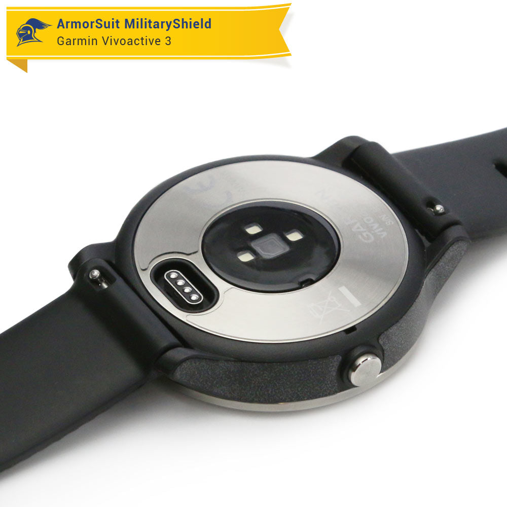 Garmin Vivoactive 3 Screen Protector + Full Body Skin (Front & Back)