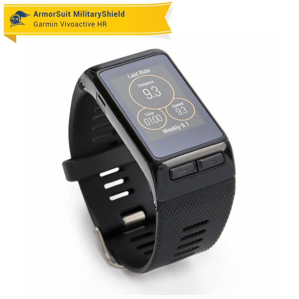 Garmin Vivoactive HR Screen Protector + Full Body Skin (Front & Back)