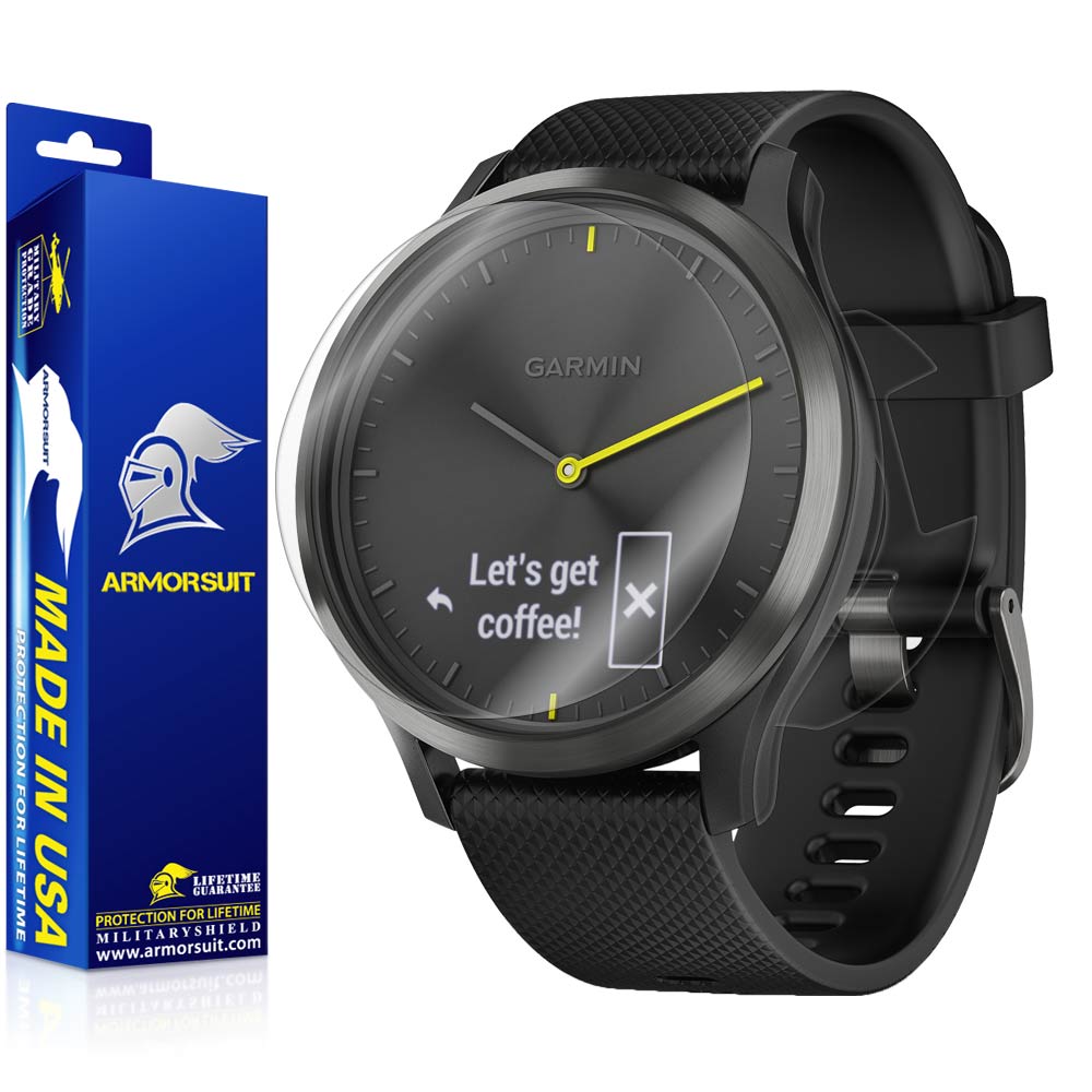 Garmin Vivomove HR Screen Protector + Full Body Skin (Front & Back)