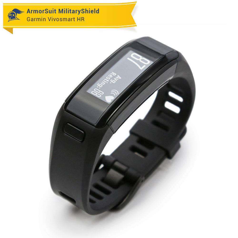Garmin Vivosmart HR Screen Protector + Full Body Skin (Front & Back)