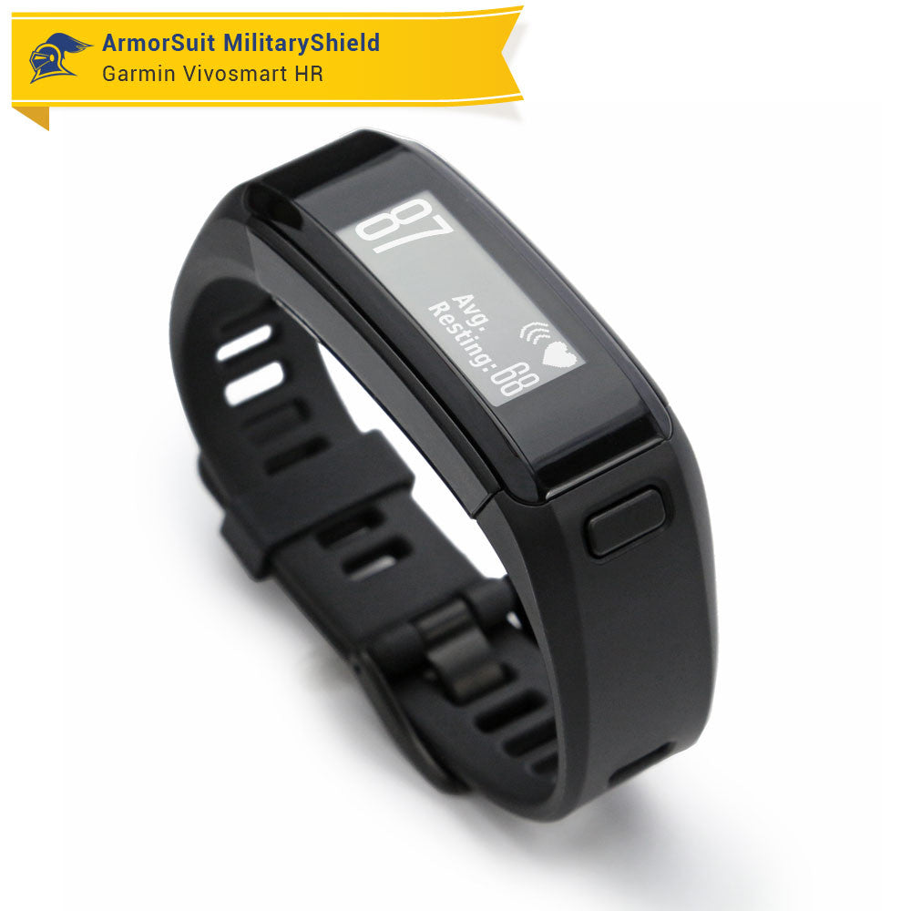 Garmin Vivosmart HR Screen Protector + Full Body Skin (Front & Back)