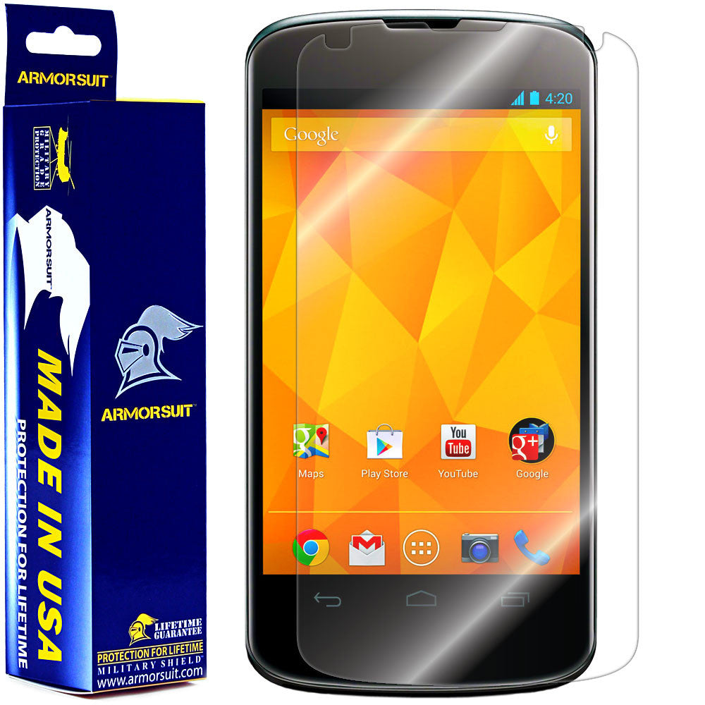 2-Pack] LG Nexus 4 Screen Protector