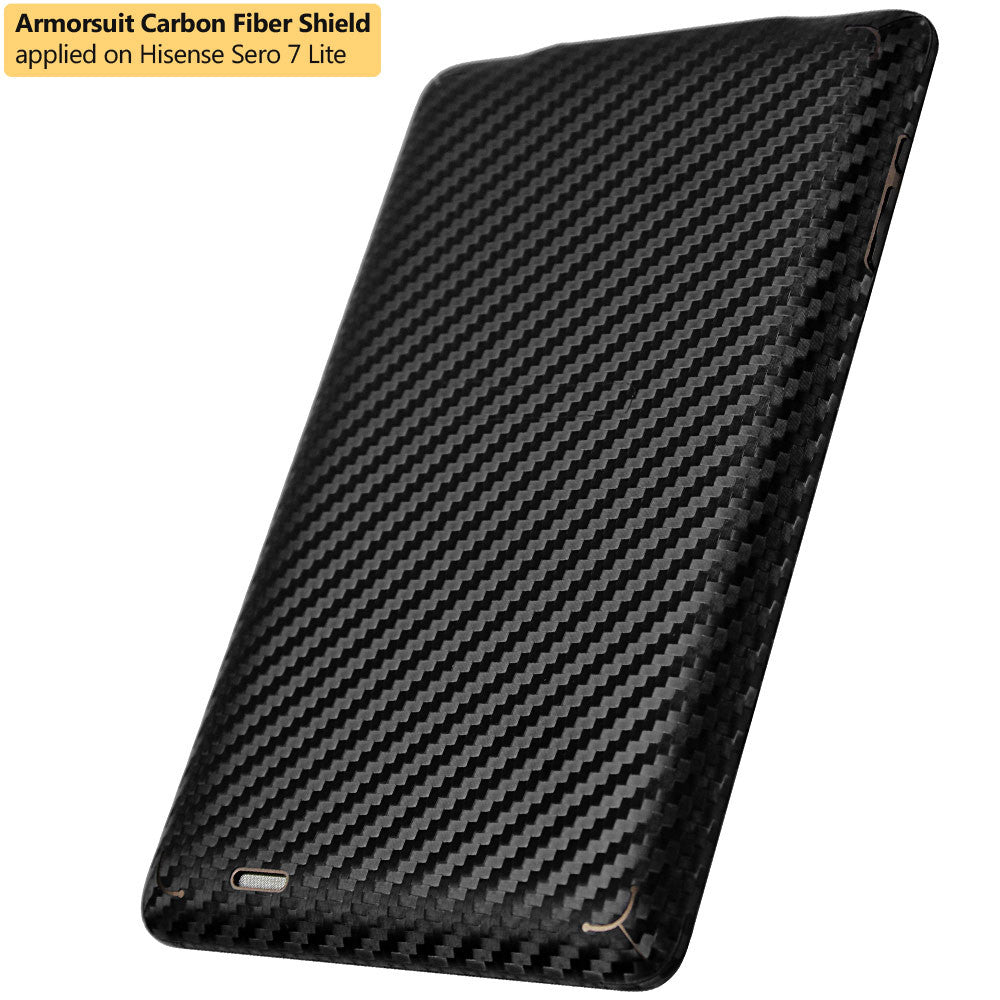 Hisense Sero 7 Lite Screen Protector + Black Carbon Fiber Film Protector