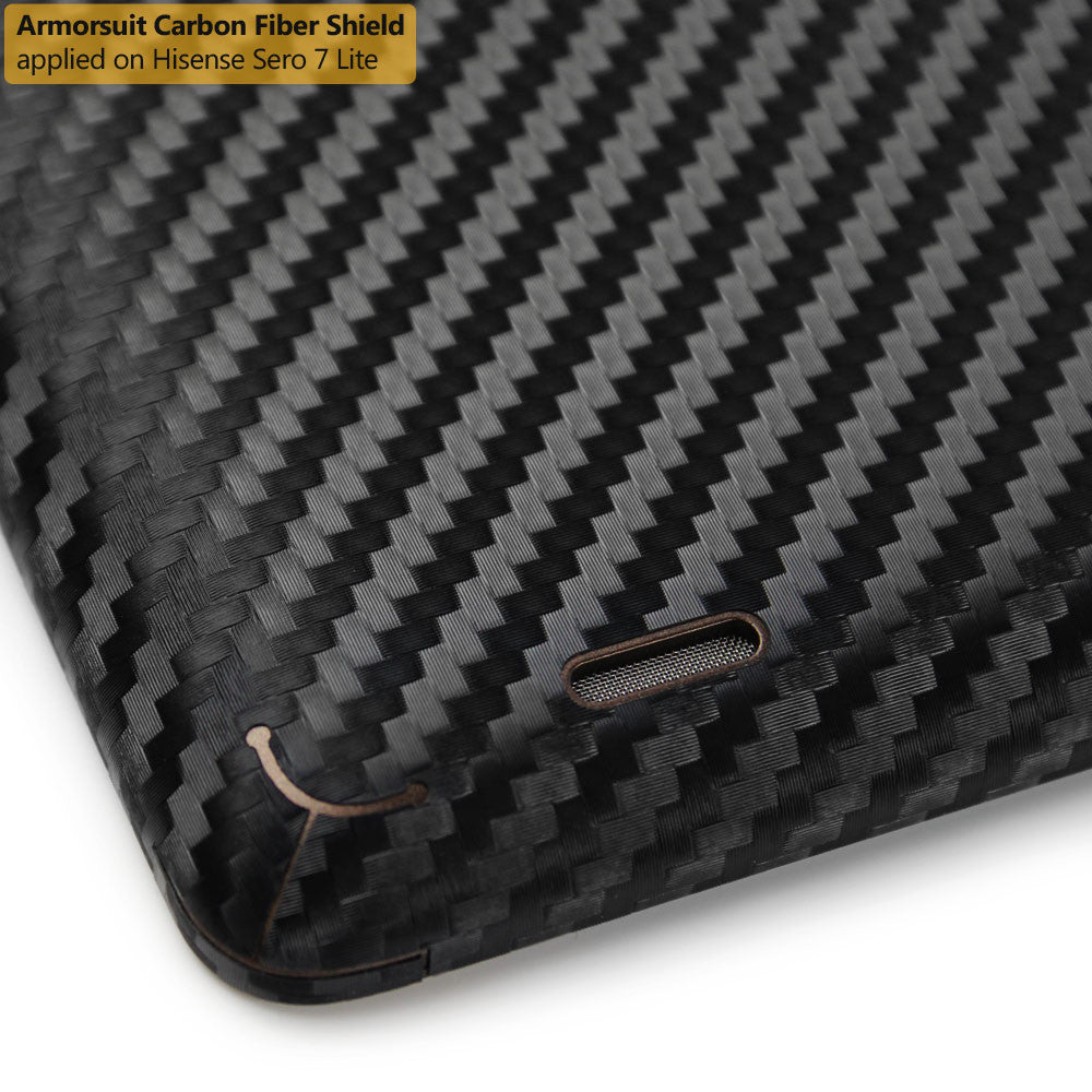 Hisense Sero 7 Lite Screen Protector + Black Carbon Fiber Film Protector