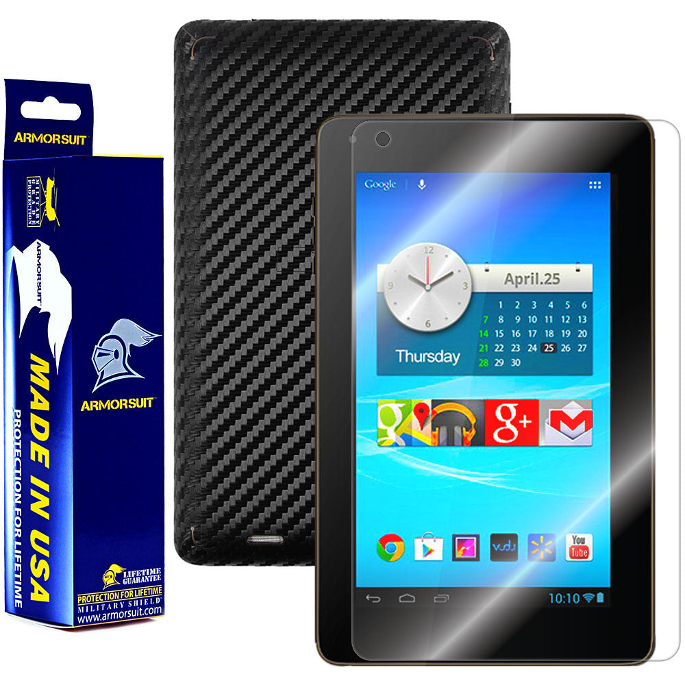 Hisense Sero 7 Lite Screen Protector + Black Carbon Fiber Film Protector