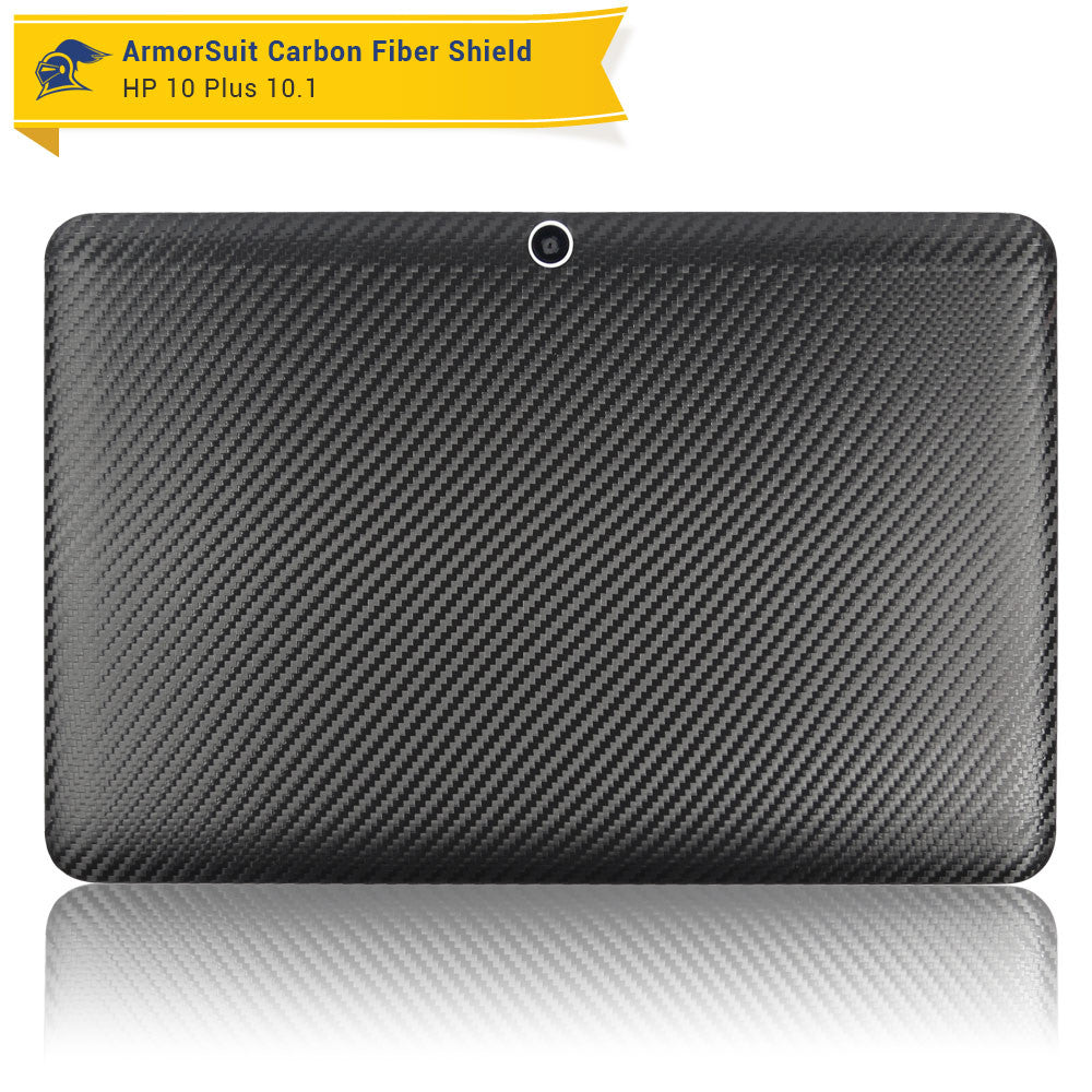 HP 10 Plus 10.1 Screen Protector + Black Carbon Fiber