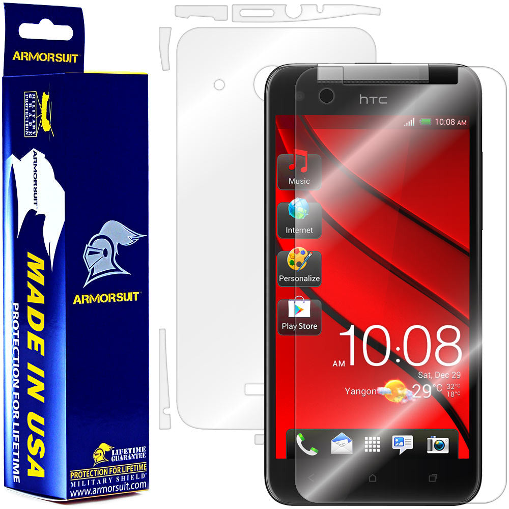 HTC Butterfly Screen Protector + Full Body Skin Protector