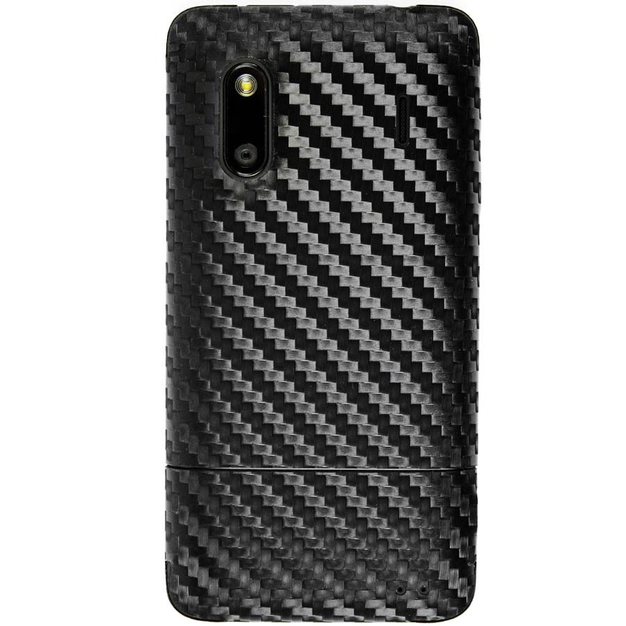 HTC EVO Design 4G Screen Protector + Black Carbon Fiber Skin Protector