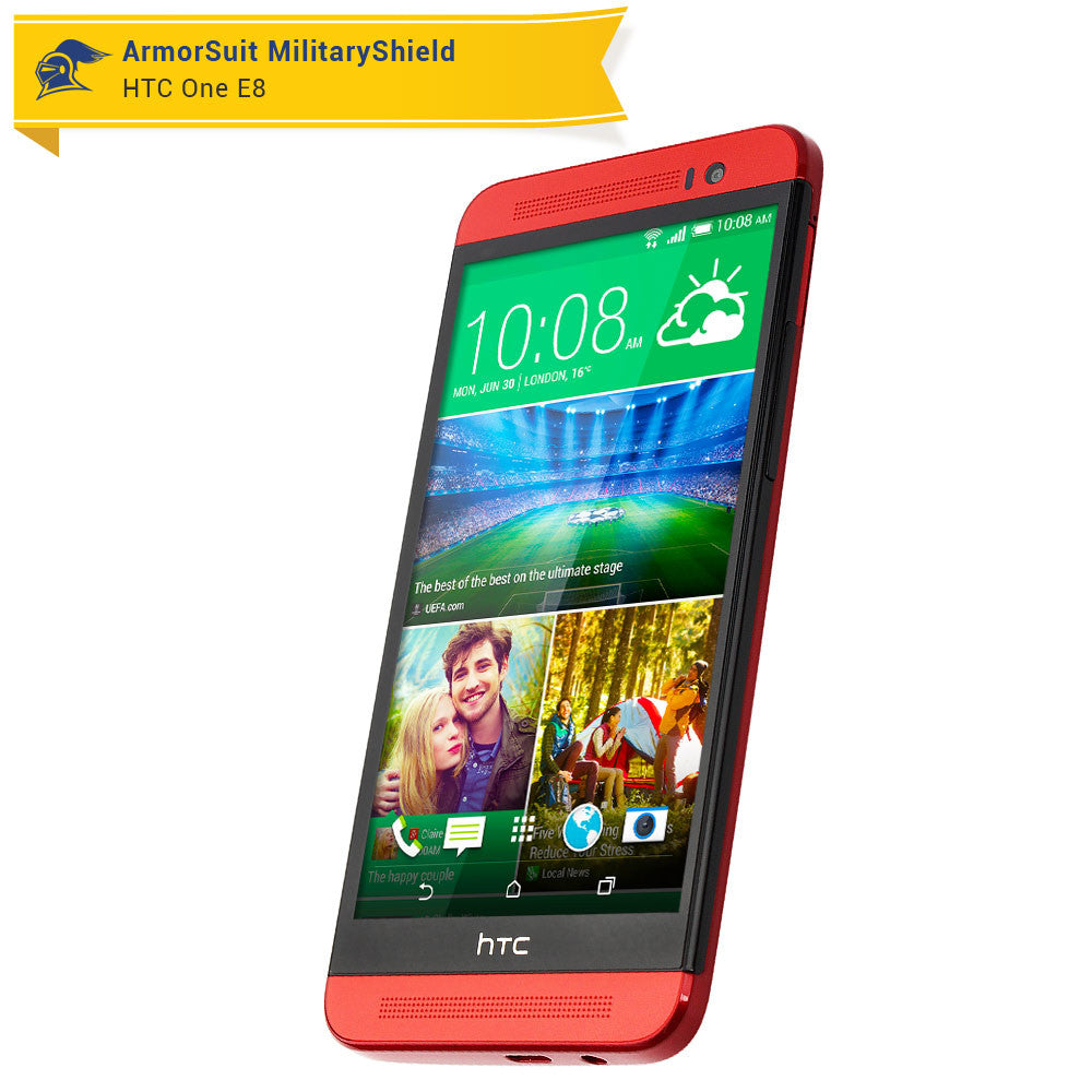 HTC One E8 Screen Protector + Full Body Skin Protector