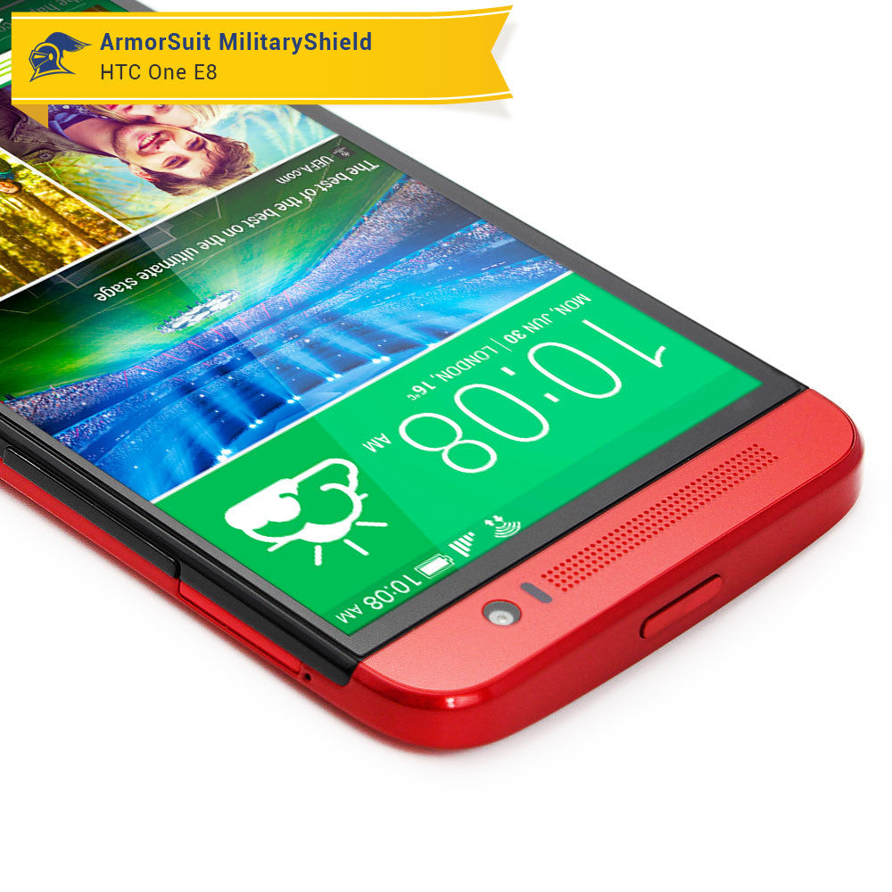 HTC One E8 Screen Protector + Full Body Skin Protector