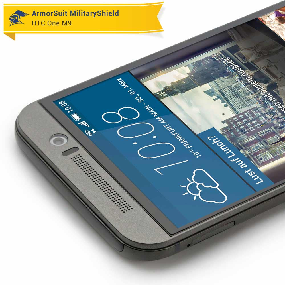 HTC Butterfly 3 Screen Protector + White Carbon Fiber Film Protector