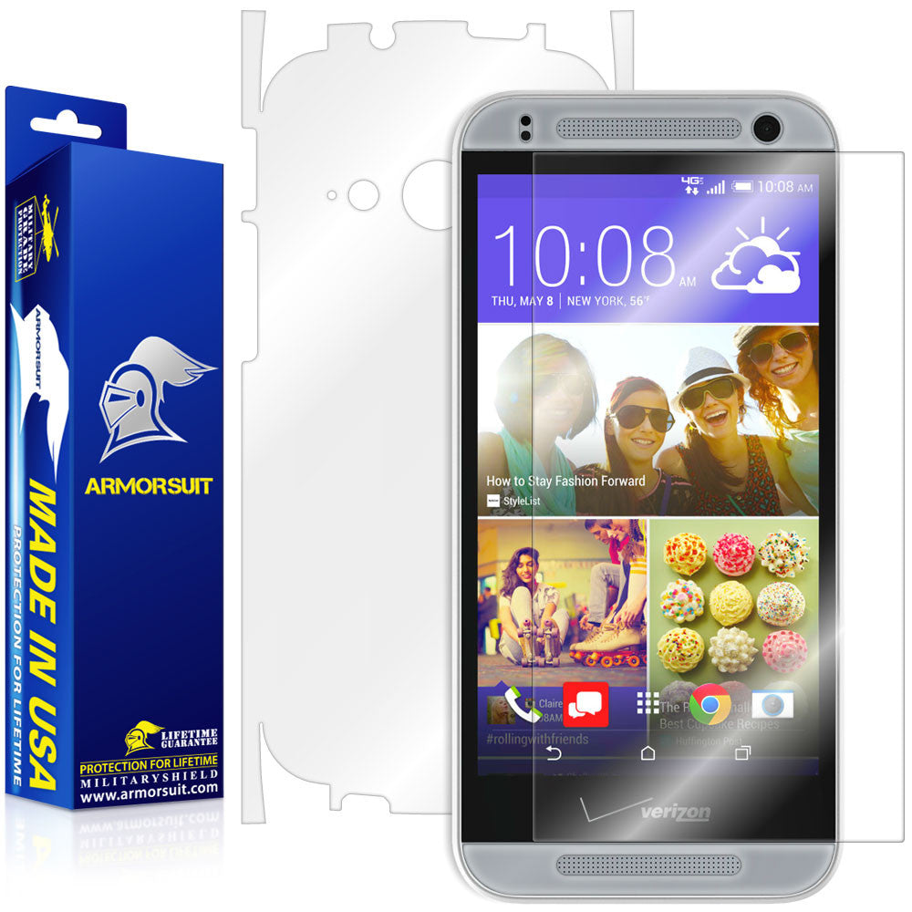 HTC One Remix (One Mini 2) Screen Protector + Full Body Skin Protector